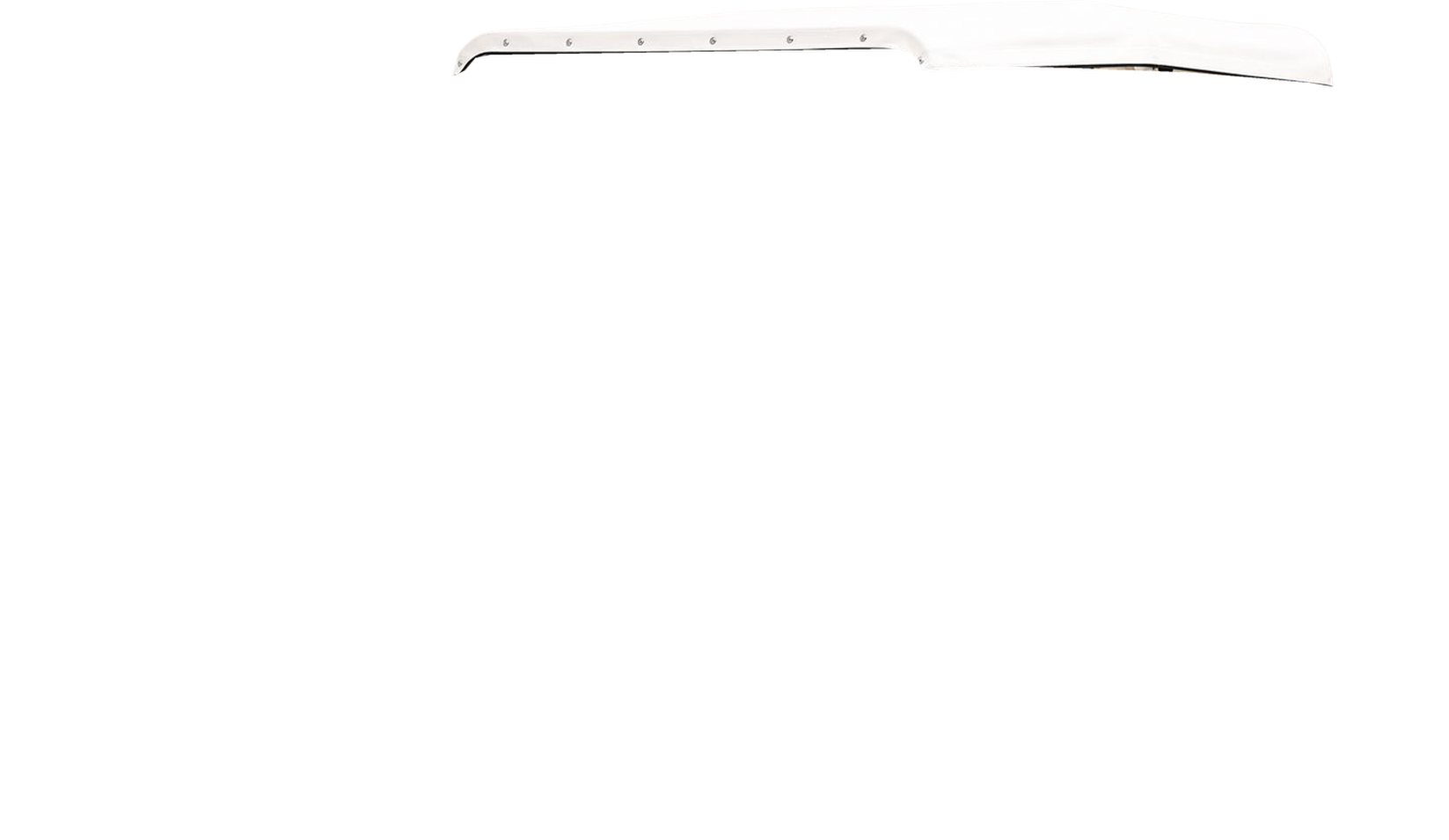 Bimini roof — White